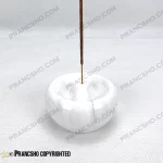 جا عودی سنگی مدل سیب سنگی سفید ازنا