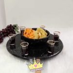 ست کامل مزه خوری سنگی گردان متحرک