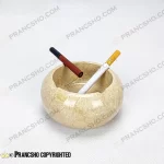 زیرسیگاری گرد کروی سنگ پارادایس نسکافه‌ای