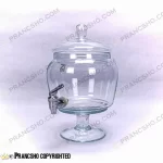 کلمن کوچک شیشه‌ای اولگا پایه بلور