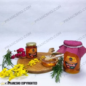 عسل طبیعی گون گز شهنای با هدیه به شرط کیفیت