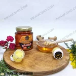 معجون مخلوط ژل رویال و عسل گون گز طبیعی زنبور عسل شهنای