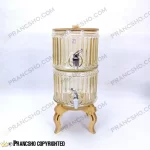 کلمن شیشه ای دو طبقه طرح هایکا شیشه شامپاینی