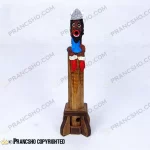 جا عودی بلند پایه چوبی طرح وایکینگ سیگاری