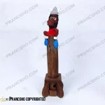 جا عودی بلند پایه چوبی طرح وایکینگ پیپ دار