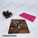 تخته نرد و منچ مسافرتی و زیر سیگاری سنتی