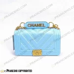 کیف زنانه شنل آبی مدل هفتی HIGH COPY های کپی