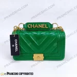 کیف زنانه شنل سبز مدل هفتی HIGH COPY های کپی