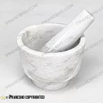 هاون (زعفران ساب) سنگ سفید ازنا بزرگ