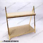 استند سنگی دو طبقه طرح ایفل نقره‌ای سنگ پارادایس نسکافه‌ای