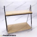 استند سنگی دو طبقه طرح ایفل نقره‌ای سنگ پارادایس نسکافه‌ای