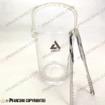 یخدان (جایخی) شیشه‌ای دسته‌دار بیوتی آرکو با انبر فلزی