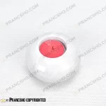 جاوارمر و شمعدان سنگی مدل گوی سنگ سفید ازنا