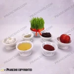 هفت سین سنگی گرد پایه دار
