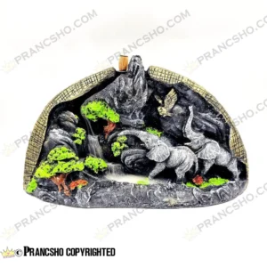 جا عودی آبشاری بزرگ طرح تابلو حیوانات و طبیعت