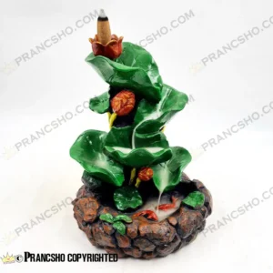 جا عودی آبشاری بزرگ طرح صخره و استخر ماهی قرمز