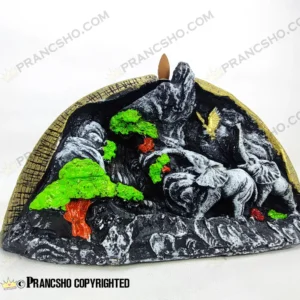 جا عودی آبشاری بزرگ طرح تابلو حیوانات و طبیعت