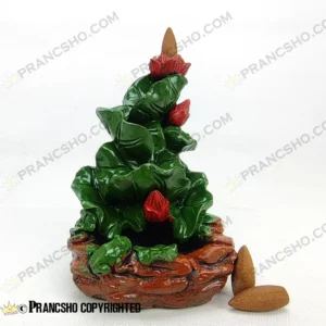 جا عودی آبشاری متوسط طرح صخره و قورباغه