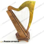 دکوری ساز چنگ چوبی کوچک ایستاده