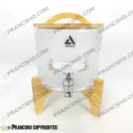 کلمن شیشه ای استوانه ای شیشه ساده مات طرح مایورکات