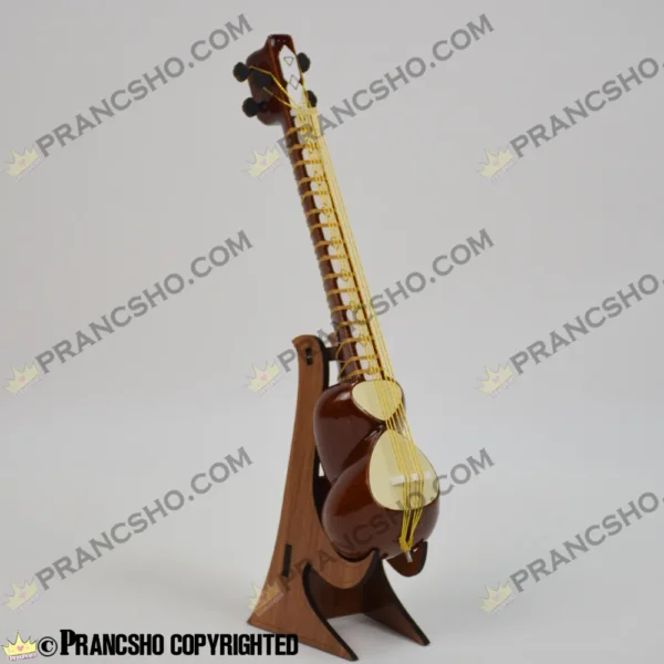 تار چوبی دکوری کوچک با استند چوبی طرح هخامنش