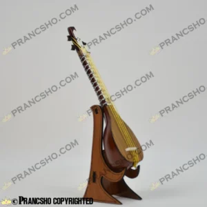 تنبور چوبی دکوری کوچک با استند چوبی طرح هخامنش