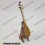 تنبور چوبی دکوری کوچک با استند چوبی طرح هخامنش