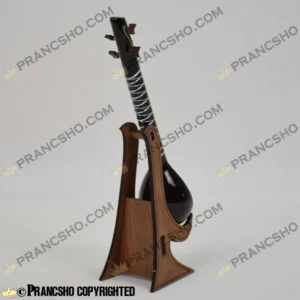 سه‌تار چوبی دکوری کوچک با استند چوبی طرح هخامنش