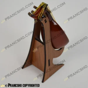 دکوری ساز عود چوبی ایستاده با استند چوبی طرح هخامنش