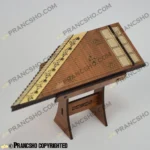 دکوری ساز قانون چوبی کوچک با میز چوبی طرح هخامنش
