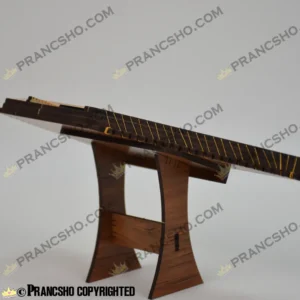 دکوری ساز قانون چوبی کوچک با میز چوبی طرح هخامنش