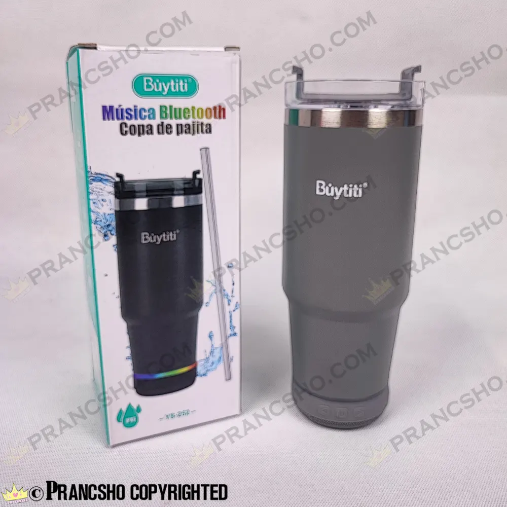 تراول ماگ اسپیکر دار بلوتوثی بای تی تی Buytiti طوسی